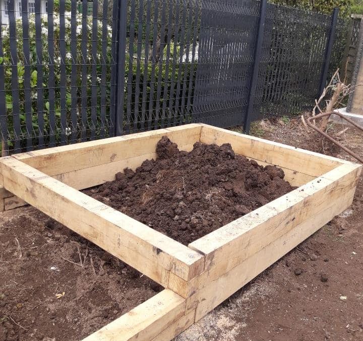 Chantier aménagement en cours ! Menuiserie paysagè…