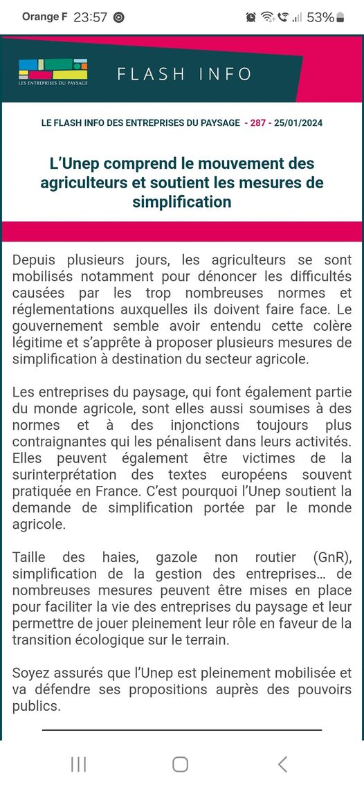 Nous demandons le soutien de nos politiques territ…