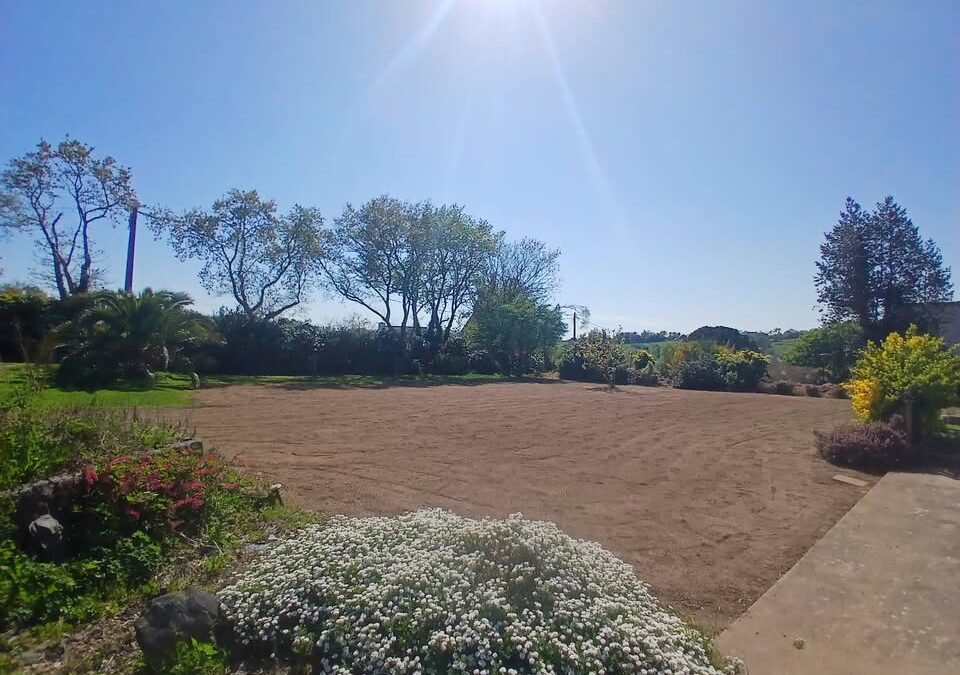 8000 m2 d’engazonnement réalisés pour ce début de printemps…